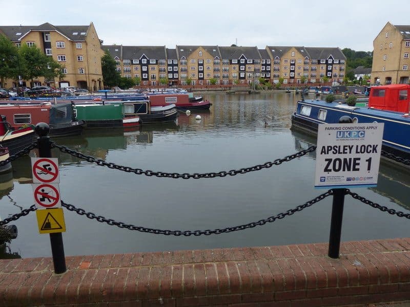Apsley Marina on the Grand Union Canal in Hemel Hempstead