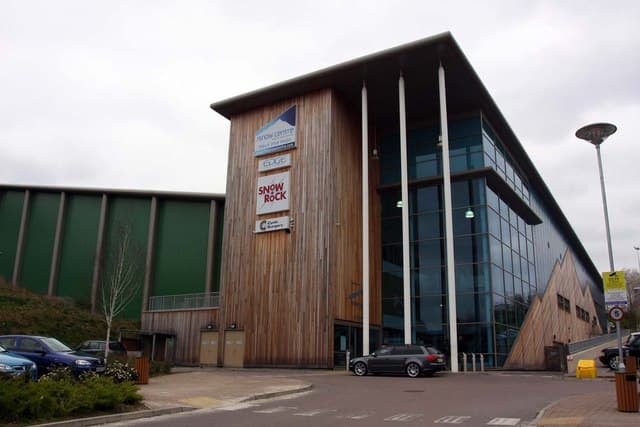 The Snow Centre indoor ski slope on St Albans Hill, Hemel Hempstead
